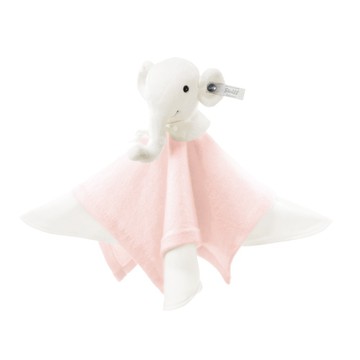 Steiff 德國金耳釦泰迪熊 嬰幼兒巾  Elephant Comforter pink  1條