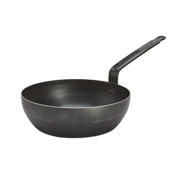 【易油網】DE BUYER 輕礦藍鐵深炒煎鍋 24cm #5214.24／28cm #5214.28