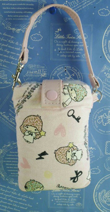 【震撼精品百貨】Little Twin Stars KiKi&LaLa 雙子星小天使 手機袋 愛心 附帶 震撼日式精品百貨