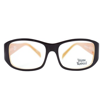 【Vivienne Westwood】光學鏡框時尚晶鑽英倫風-黑VW17301