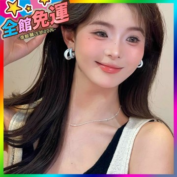 🌸台灣出貨🌸 複古撞色滴釉C形耳環女2025新款爆款輕奢高級感耳釘小衆獨特耳飾 🥇滿額免運🥇X370-11-A