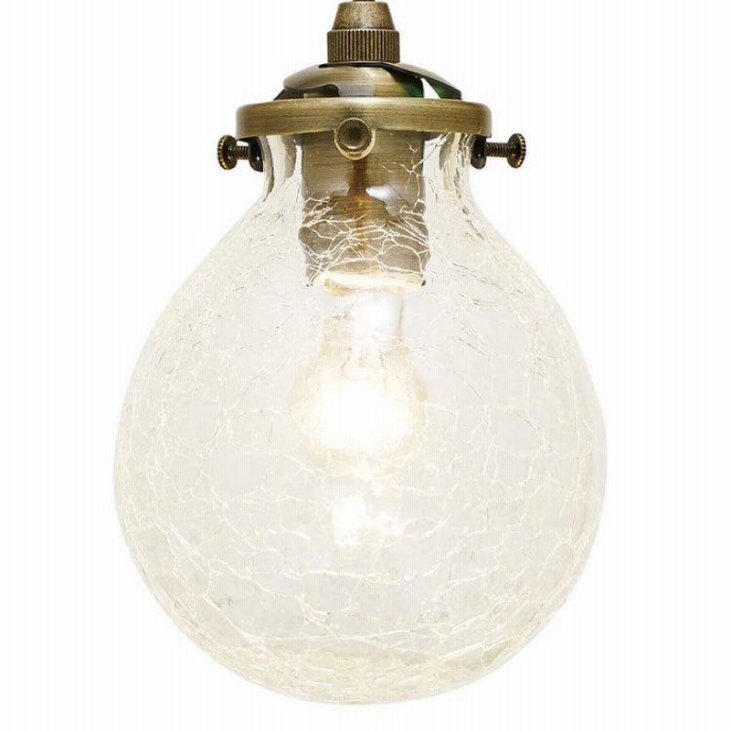 シーリングライト ボール型 丸 クラック クリアー ガラス製 人気