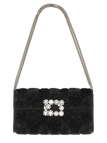 roger vivier "efflorescence" clutch bag