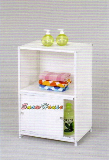 ╭☆雪之屋居家生活館☆╯R998-17 1001兩格櫃(角管烤漆/鐡線/PP板)/收納櫃/置物櫃/DIY自組