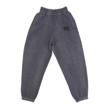 alexanderwang ESSENTIAL 毛圈布徽標裝飾運動褲