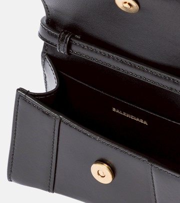 Balenciaga Hourglass Mini leather crossbody bag