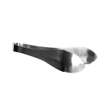 Hesii ST服務夾細齒 高級全不鏽鋼材質 耐腐蝕性強  銀色  1支