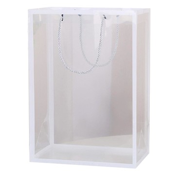 Maket Gamseong 透明花卉禮物袋  白色的  10個