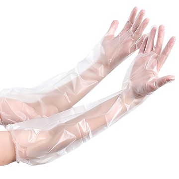 AHOYE 一次性加長清潔/廚房/洗碗/家務手套 家用清潔必備  10雙  1組