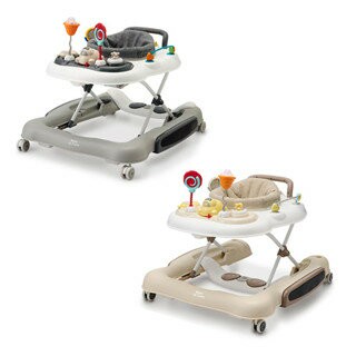 BeBe de Luxe 5 in 1 多功能學步車-灰色/米色【悅兒園婦幼生活館】