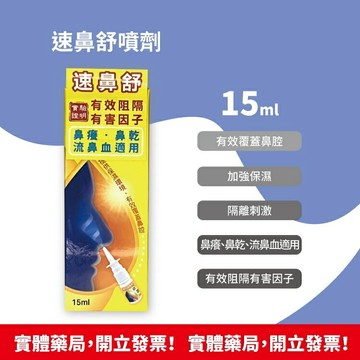 【速鼻舒】液體繃帶★臭鼻症（萎縮性鼻炎）★鼻腔傷口★鼻腔乾燥★超效保濕★鼻腔保護