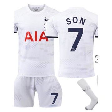23/24賽季熱刺主場正確版配白褲7號孫興球衣10號凱恩足球服套裝