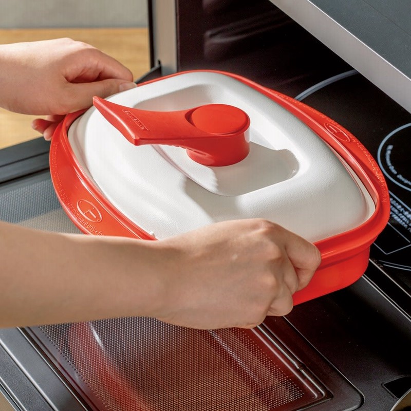 電子レンジ専用調理器具 レンジメートPRO グランデ ブラック 通販 LINE 