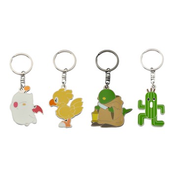 【SQUARE ENIX】FINAL FANTASY Series 鑰匙圈-仙人掌怪/提燈怪/陸行鳥/莫古利