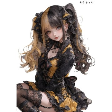 【2 月新品 2】07-092-0017 人物貼紙 黃黑