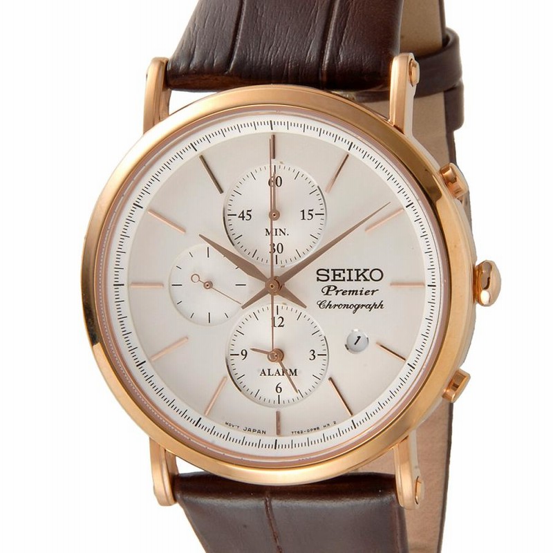 SEIKO セイコー プルミエ クロノグラフ SNAF82P1 Premier メンズ