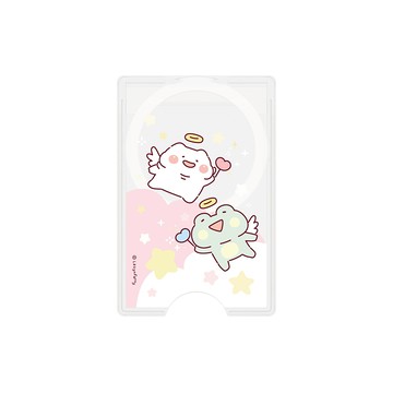 【插畫家聯名】胖才可愛小天使肉肉呱呱MagSafe磁吸卡片夾