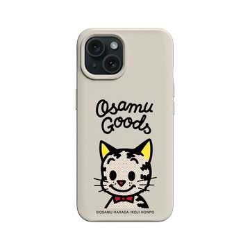 iPhone 15 SolidX 貝殼灰 - OSAMU GOODS - 經典系列-CAT