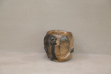 壱  陶杯 柴燒