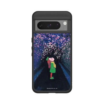 Pixel 8 Pro SolidSuit 黑 - 幾米 Jimmy Liao - 幸運遇見你-遇見花開