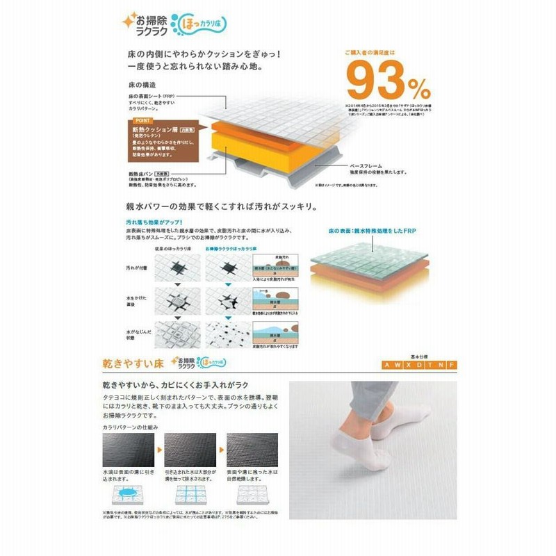 TOTO ひろがるWYほっカラリ床シリーズ 1318Jサイズ Kタイプ マンションリモデルバスルーム マンションリフォーム用 ユニットバス 通販  LINEポイント最大0.5%GET LINEショッピング