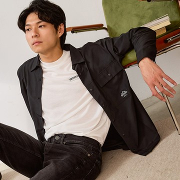 【OUTDOOR】長袖襯衫-黑色 OD222303BK (ODCLO)