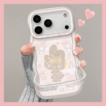 美樂蒂適用蘋果16promax手機殼iphone17air透明硅膠14支架15可愛