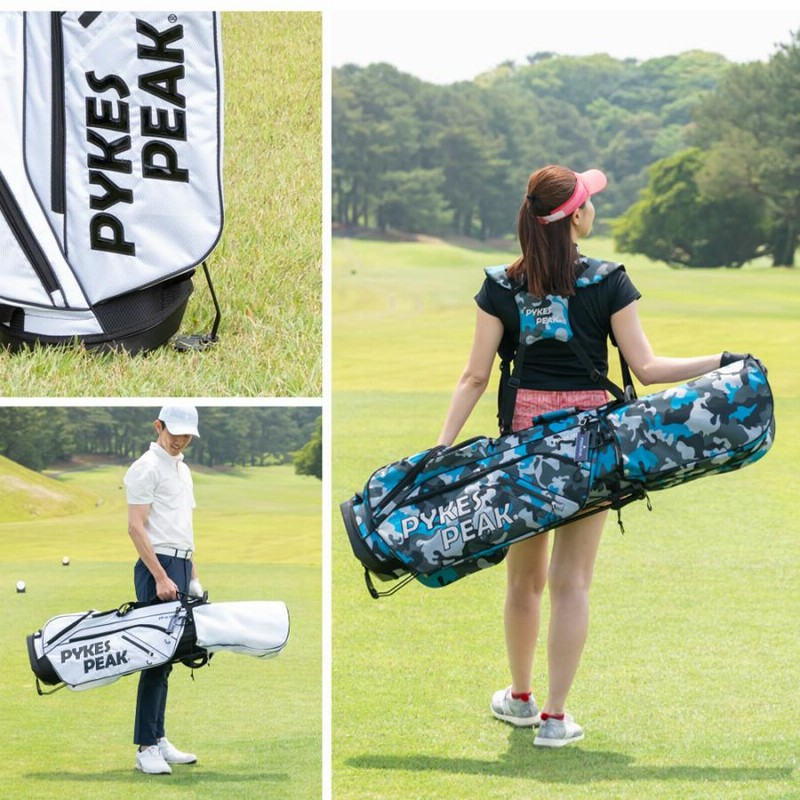 PYKES PEAK ゴルフキャディバッグ 超軽量 おしゃれ 楽天市場】＼楽天 1位／超軽量2.4kg シューズ収納可 キャディ