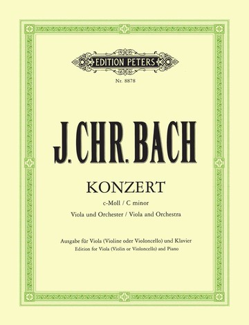 【學興書局】Bach 巴哈 C小調中提琴協奏曲 小提琴/中提琴/大提琴