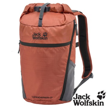 【Jack wolfskin 飛狼】Wanderer 17+7L 休閒旅遊後背包 背包客『磚瓦紅』