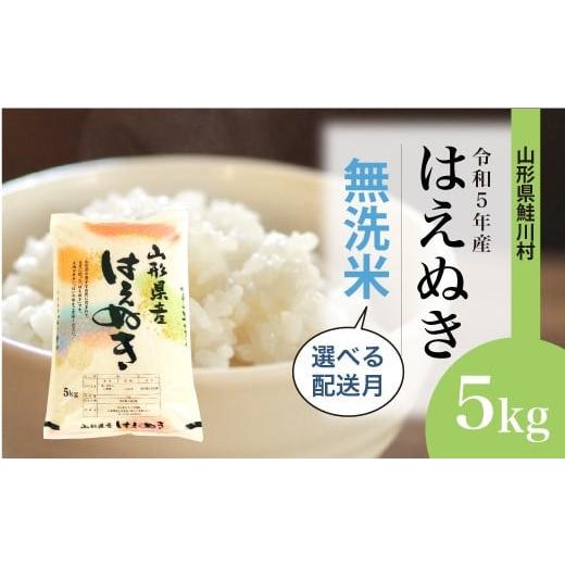 ＜令和5年産＞ 鮭川村産 はえぬき  5kg （5kg×1袋）