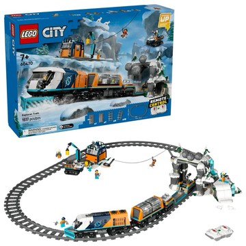 5000【台中翔智積木】LEGO 樂高 CITY 城市 60470 探險家的北極特快車(可遙控)