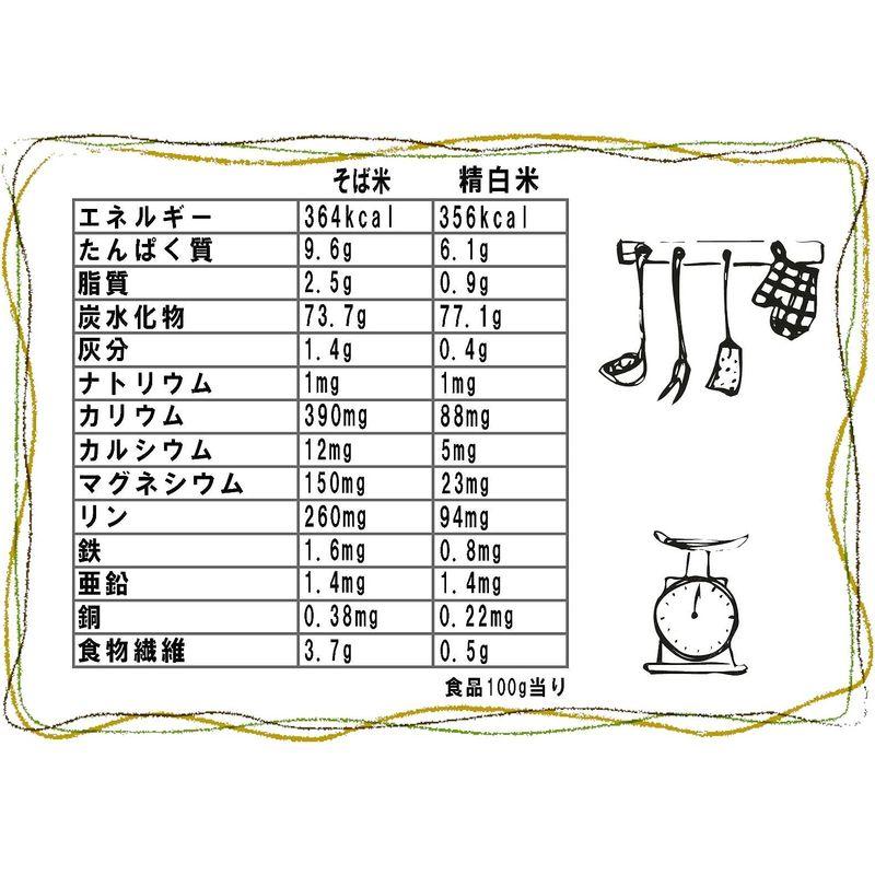 そば米(そばまい) 1kg 国産 雑穀 そばの実（カラなし） 雑穀屋穂の香