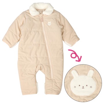 akachan honpo - 屁屁造型哈倫包屁衣-象牙白色