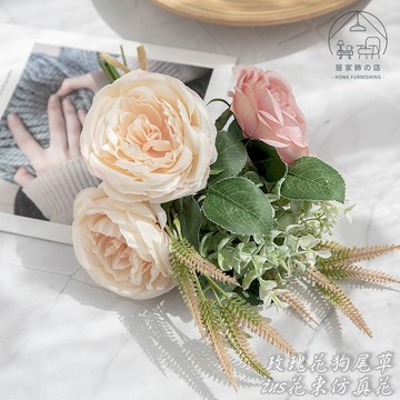 永生花擺飾💯塑膠花 ins風仿真花 尤加利乾燥花 金錢葉花材 婚攝佈置花束 婚宴裝飾捧花 拍照道具乾花 台灣現貨🏠居家飾