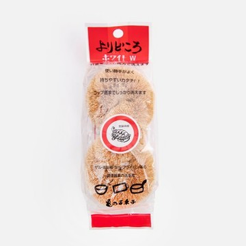 龜之子束子天然椰子纖維棕刷 麻花形米