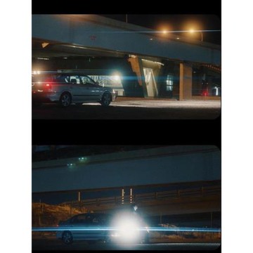 PUYI耀斑藍色夜景拉絲濾鏡星光鏡相機單反數碼鏡頭配件科幻特效鏡