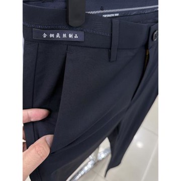 H家含銅氨絲莫代爾纖維 垂順抗皺品牌撤柜剪標春夏季男士休閑長褲
