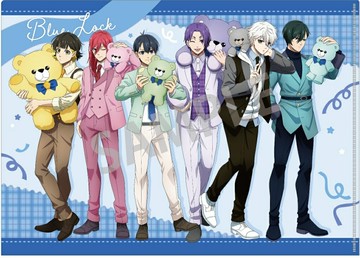 集合(泰迪熊)A4單個清除文件Blue Lock