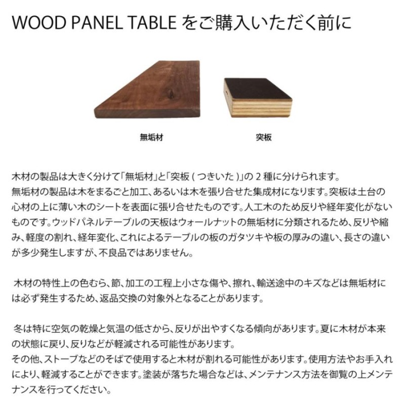 ウッドパネルテーブル WOOD PANEL TABLE ラーテルワークス RATELWORKS