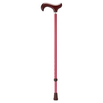 Merry Sticks 悅杖 立體霧面顆粒紋手杖  光霧紅  1支