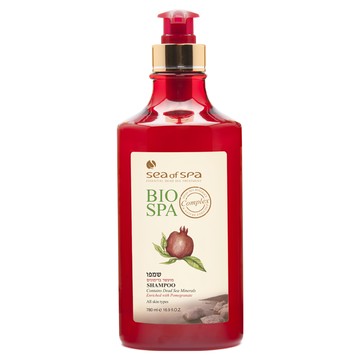 Sea of Spa 以色列 中東紅石榴洗髮乳  富含天然礦物質與微量元素  780ml  1瓶