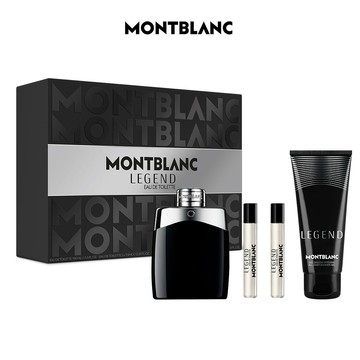 【MONTBLANC 萬寶龍】傳奇經典男性淡香水禮盒(淡香水100ml+7.5mlx2+沐浴精100ml.附紙袋)快速出貨