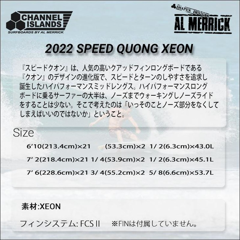 2022年 サンダーボルト チャンネルアイランド SPEED QUONG XEON