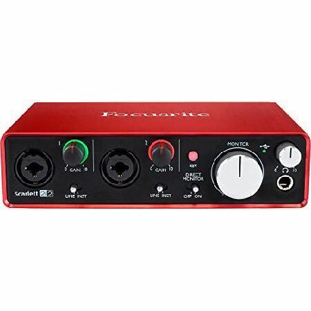 Focusrite SCARLETT Studio Pack w CM25 Microphone, Headphones, 2i2, Code for Software Bundle Mic Cable, Boom Stand, and Pop Filter 141［（並行輸入品）