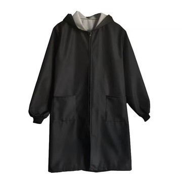 【全店免運 特價五折】夏季薄款圍裙罩衣工作服耐臟防水圍裙大褂防曬服寬鬆男女款防塵工作防護