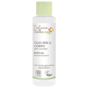 Natura Bella baby 貝拉寶貝 葵花籽嬰兒按摩油 敏感肌適用 義大利原裝進口  100ml  1瓶