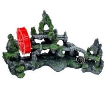 P老闆水族~YS 假山 新組合式假山 新大假山水車 水族飾品 仿真魚缸造景 爬蟲 飾品 小假山