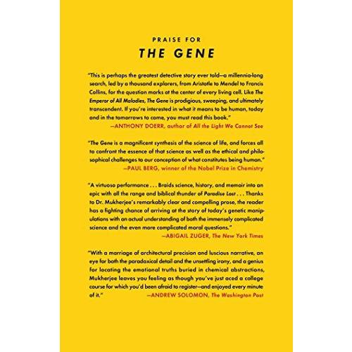 The Gene An Intimate History