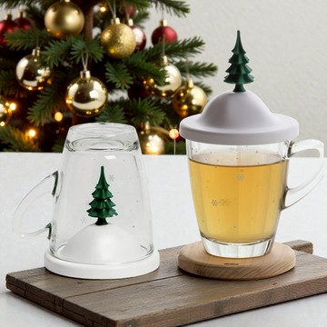 QUALY｜四季杯(春/夏/秋/冬) 聖誕樹杯 馬克杯 玻璃杯